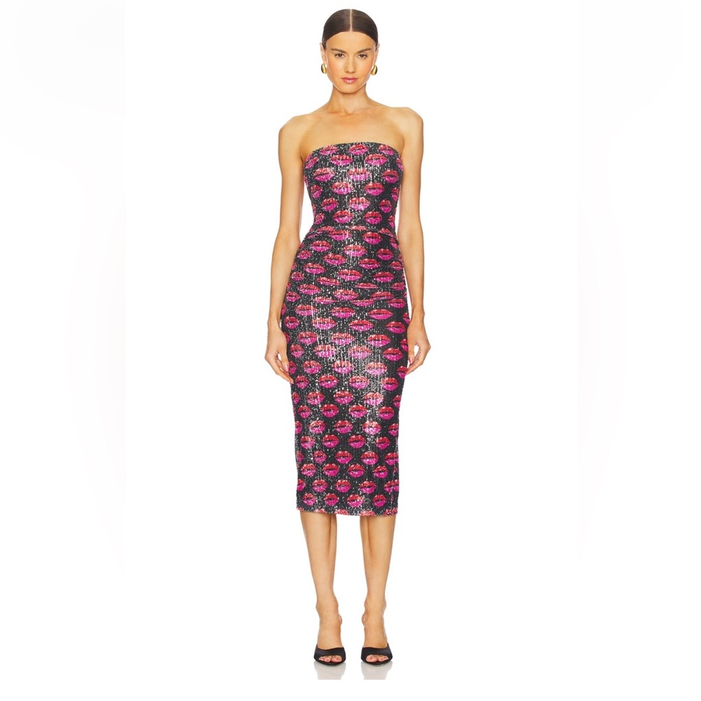 Le Superbe tube dress in hot lips